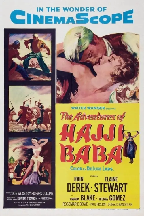 Movie poster "The Adventures of Hajji Baba"