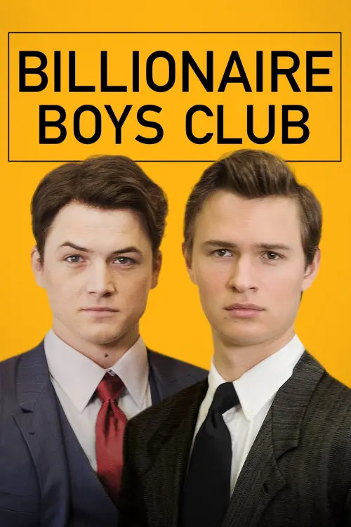 Movie poster "Billionaire Boys Club"