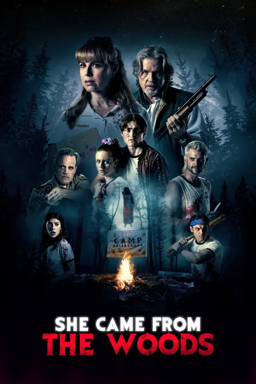 Movie poster "She Came from the Woods"