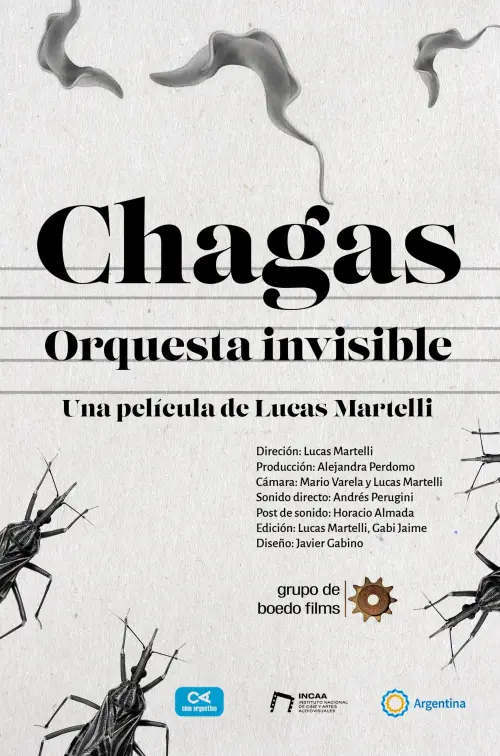 Movie poster "Chagas, orquesta invisible"