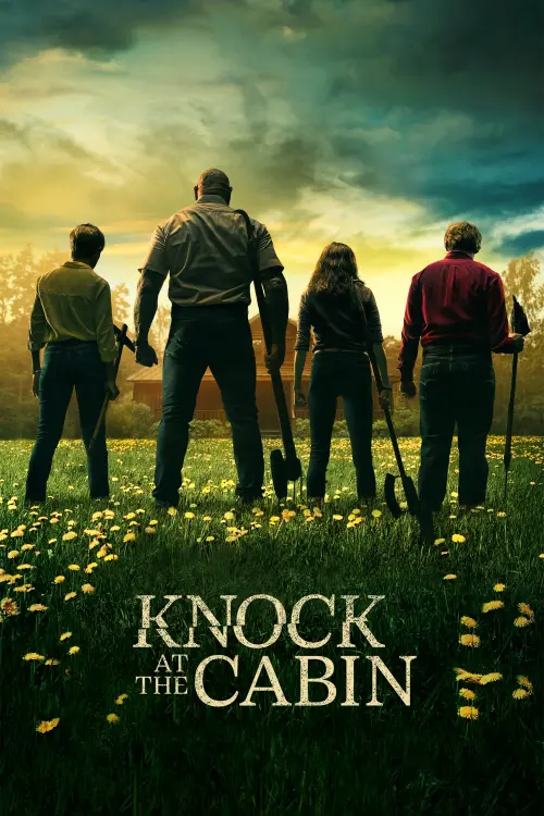 Movie poster "Knock at the Cabin"