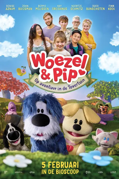 Movie poster "Woezel & Pip op avontuur in de Tovertuin"