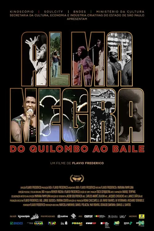 Movie poster "Alma Negra, do Quilombo ao Baile"