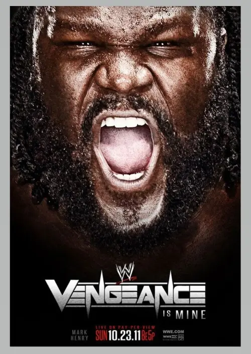 Movie poster "WWE Vengeance 2011"