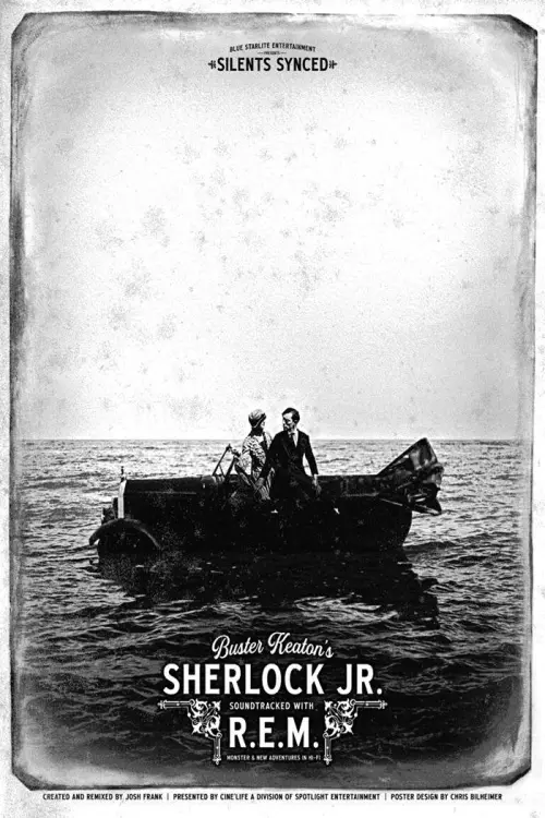 Movie poster "Buster Keaton’s Sherlock Jr. with R.E.M.