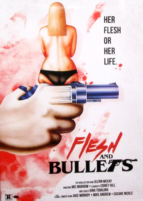 Movie poster "Flesh and Bullets"