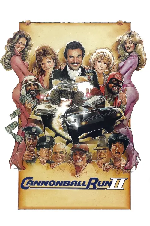 Movie poster "Cannonball Run II"