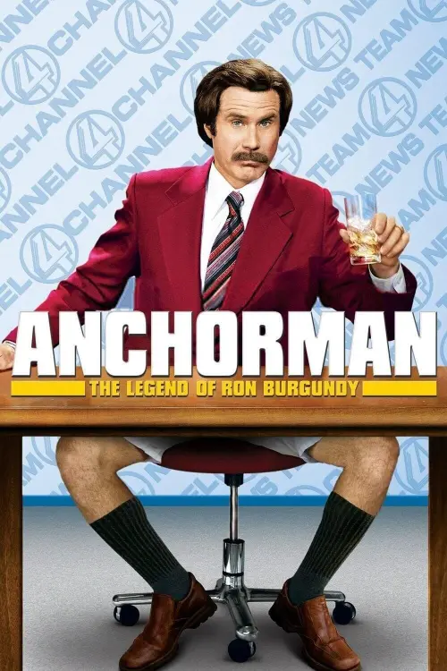 Movie poster "Anchorman: The Legend of Ron Burgundy"