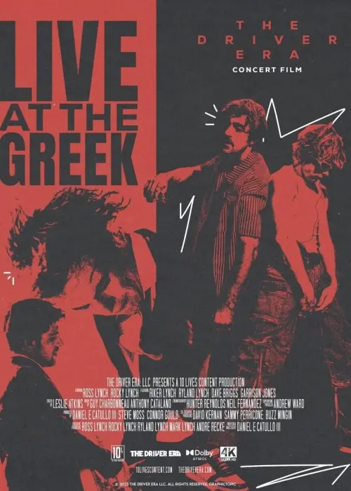 Movie poster "The Driver Era: Live at the Greek"