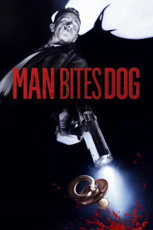 Movie poster "Man Bites Dog"