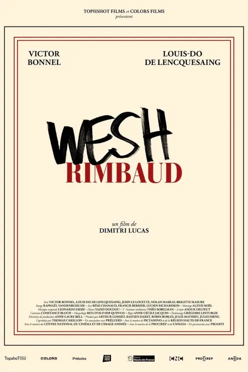 Movie poster "WESH RIMBAUD"