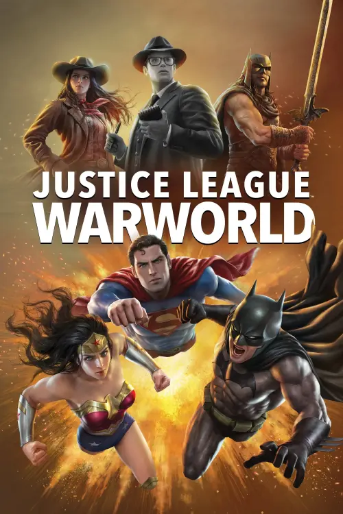 Movie poster "Justice League: Warworld"