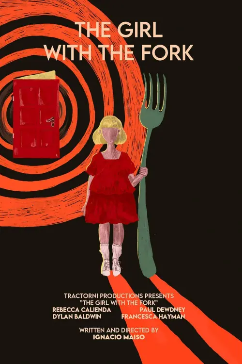 Movie poster "The Girl with the Fork"