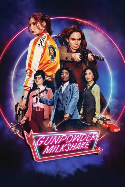 Movie poster "Gunpowder Milkshake"