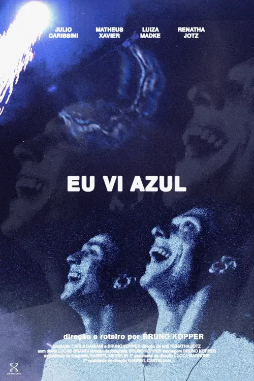 Movie poster "Eu vi azul"