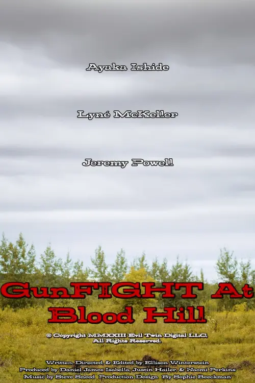 Movie poster "GunFIGHT at Blood Hill"