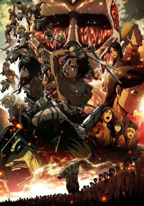 Movie poster "Attack on Titan: Crimson Bow and Arrow"