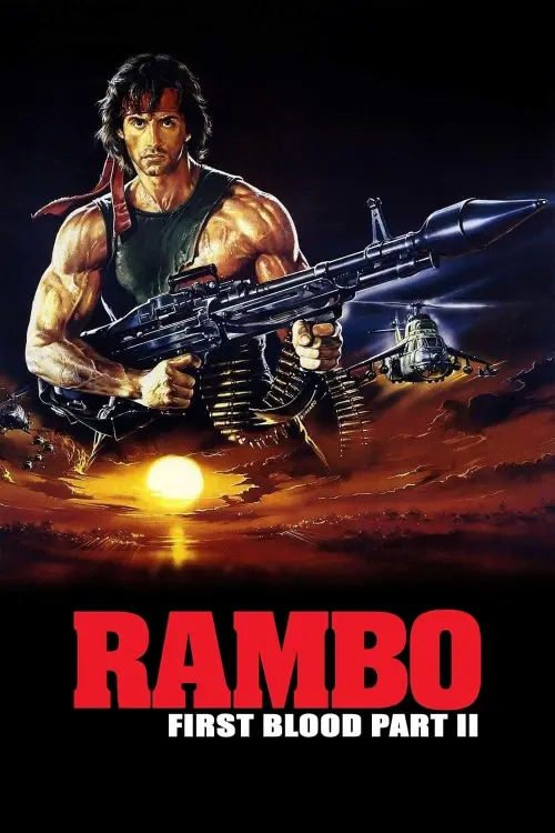 Movie poster "Rambo: First Blood Part II"
