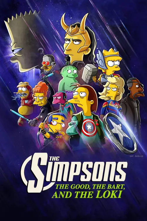 Movie poster "The Simpsons: The Good, the Bart, and the Loki"