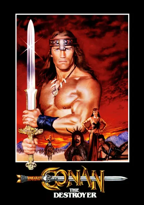 Movie poster "Conan the Destroyer"