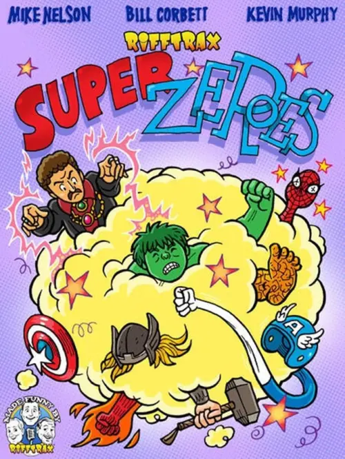 Movie poster "RiffTrax: Super Zeroes"