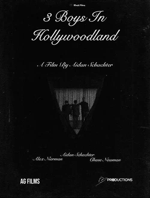 Movie poster "3 Boys In Hollywoodland"