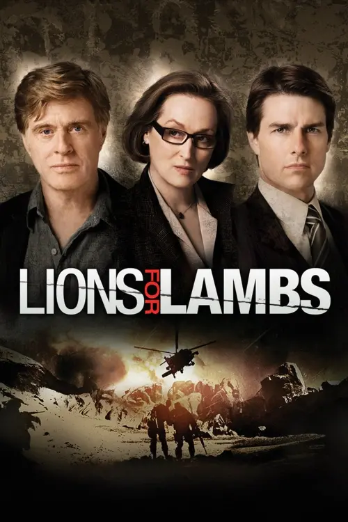 Movie poster "Lions for Lambs"