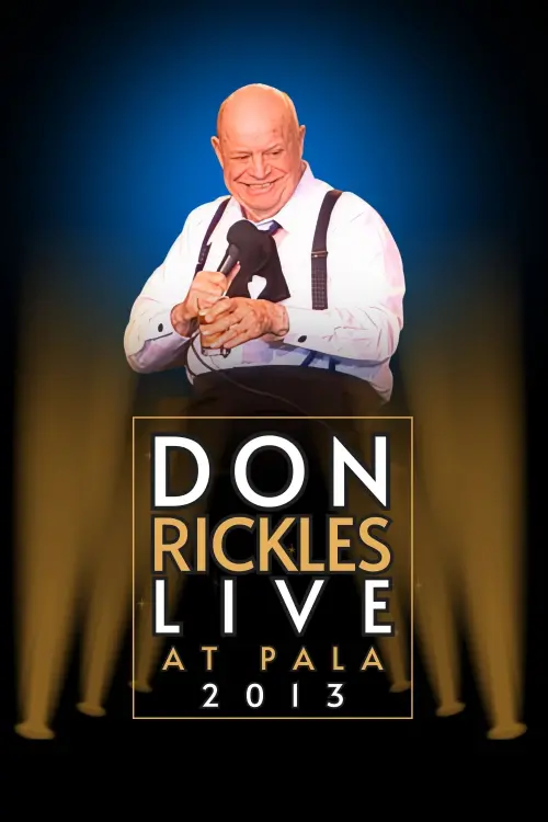 Movie poster "Don Rickles Live in Pala 2013"