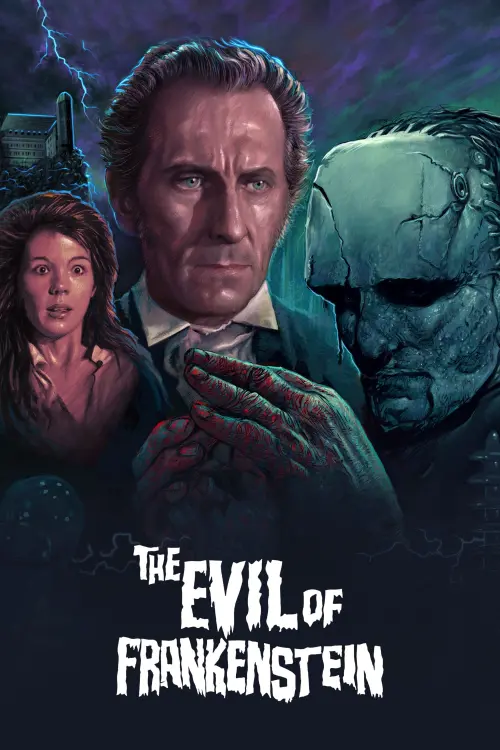 Movie poster "The Evil of Frankenstein"