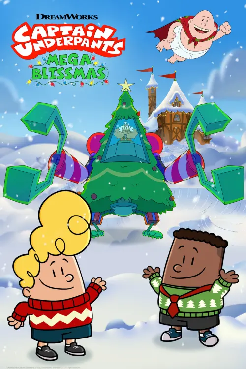 Movie poster "Captain Underpants: Mega Blissmas"