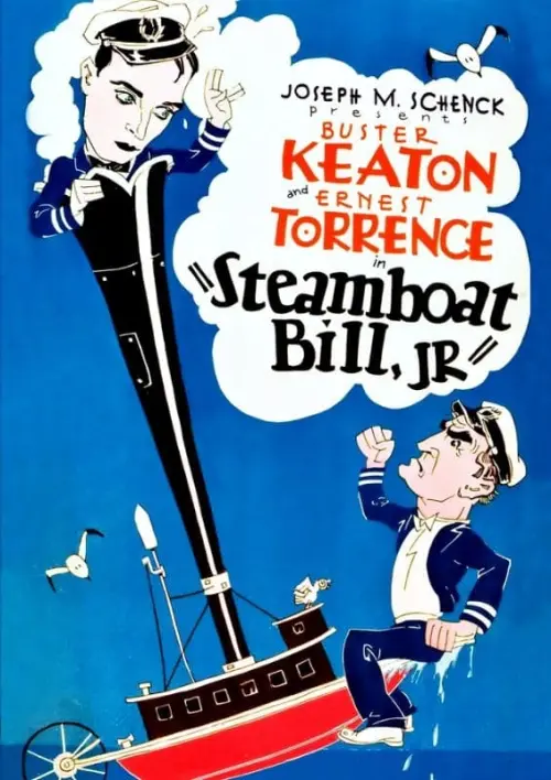 Movie poster "Steamboat Bill, Jr."