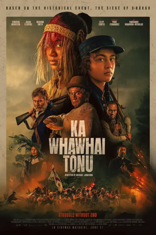 Movie poster "Ka Whawhai Tonu"