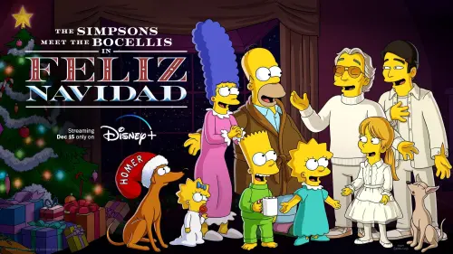 Watch film The Simpsons Meet the Bocellis in Feliz Navidad | Holiday Harmonies