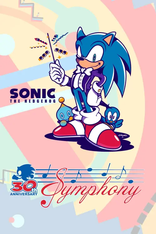 Movie poster "Sonic 30th Anniversary Symphony"