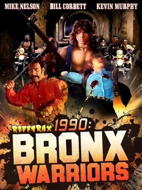 Movie poster "1990: The Bronx Warriors"