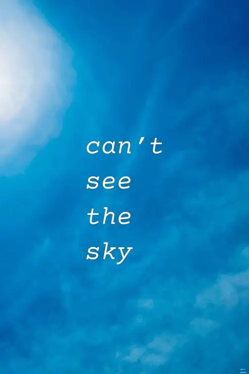 Movie poster "Can’t See The Sky"