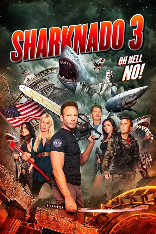 Movie poster "Sharknado 3: Oh Hell No!"