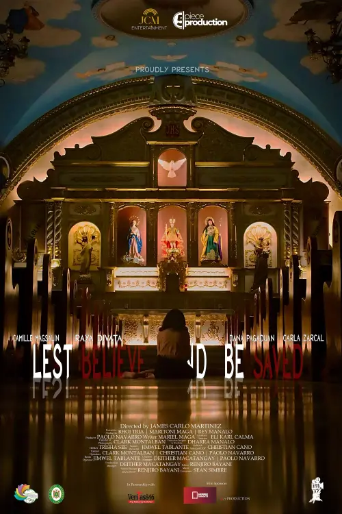 Movie poster "Lest Believe and Be Saved"