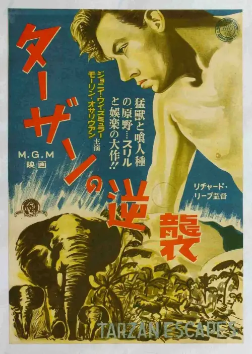 Movie poster "Tarzan Escapes"