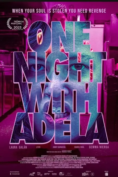 Movie poster "One Night with Adela"