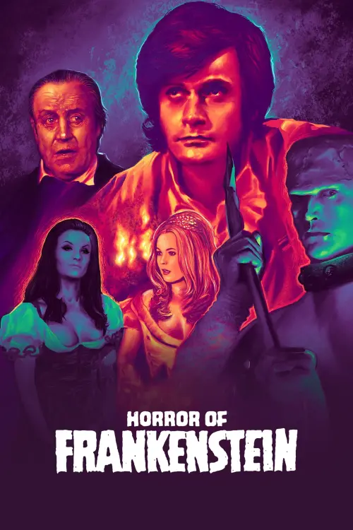 Movie poster "The Horror of Frankenstein"