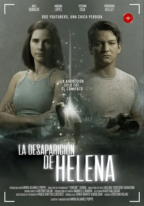 Movie poster "La desaparición de Helena"