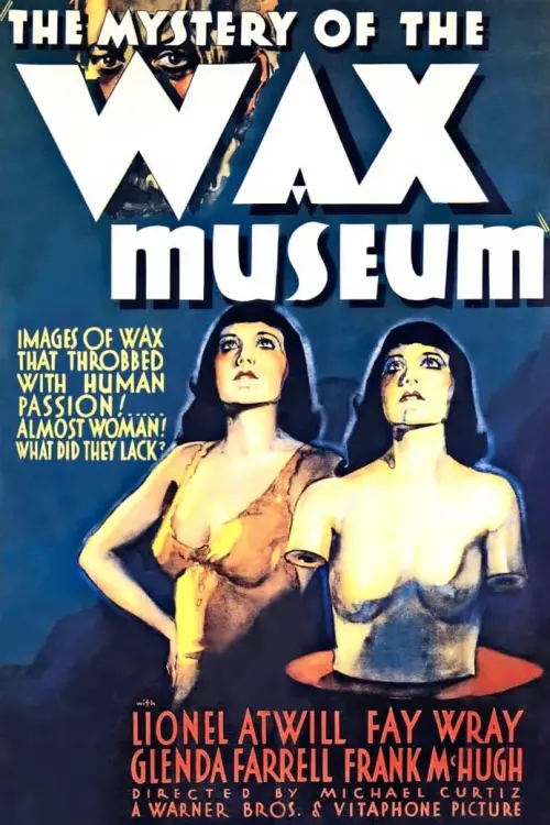 Movie poster "Mystery of the Wax Museum"