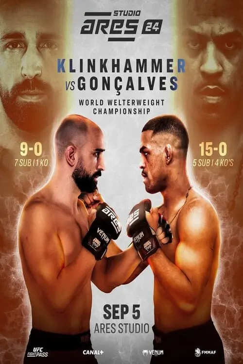 Movie poster "ARES 24 Studio: Klinkhammer vs. Goncalves"