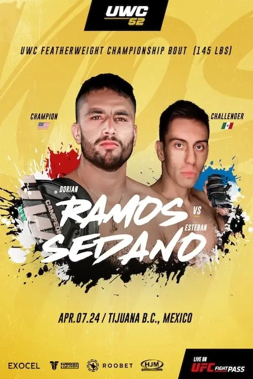 Movie poster "UWC 52: Ramos vs. Sedano"