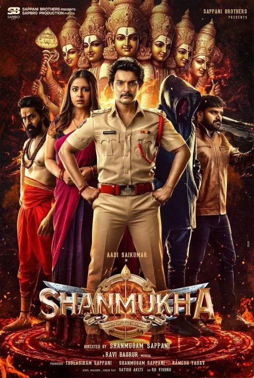 Movie poster "Shanmukha"