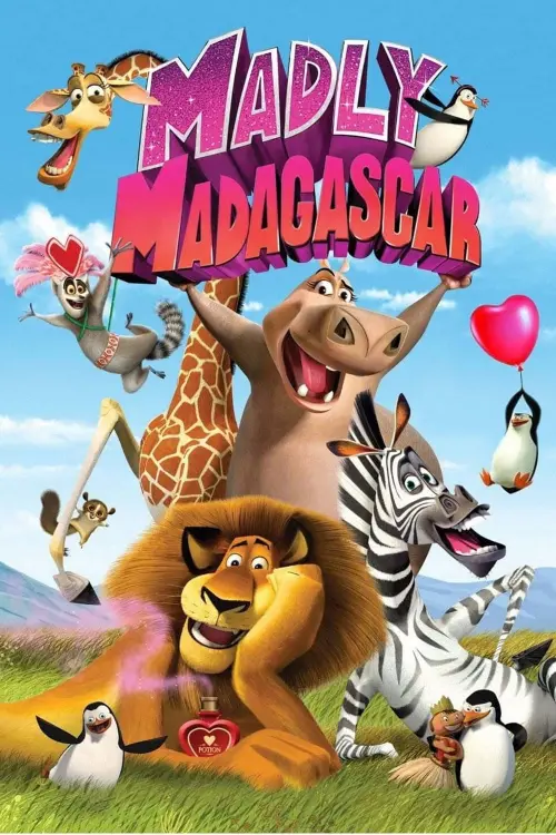 Movie poster "Madly Madagascar"