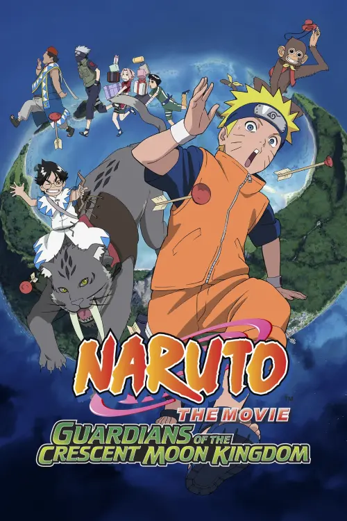 Movie poster "Naruto the Movie: Guardians of the Crescent Moon Kingdom"