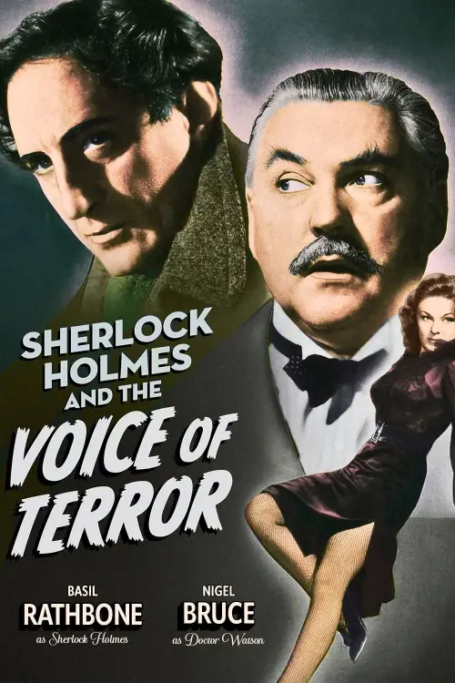 Movie poster "Sherlock Holmes and the Voice of Terror"