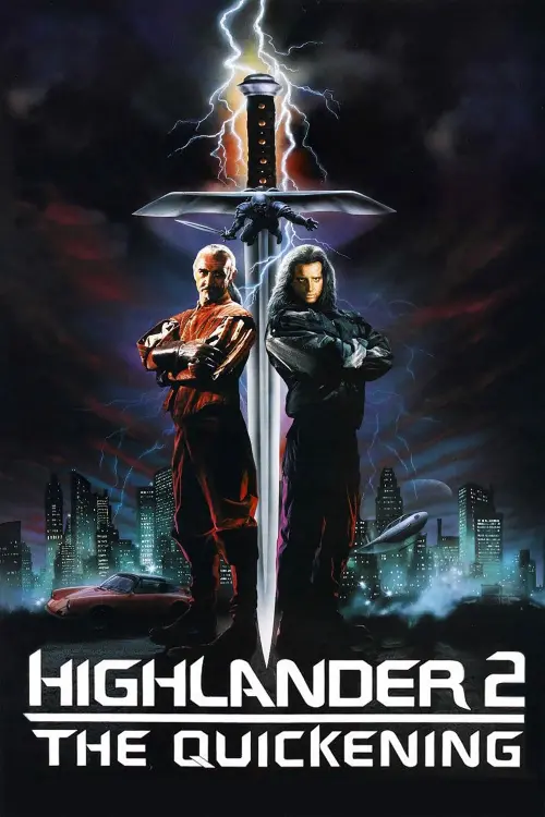 Movie poster "Highlander II: The Quickening"